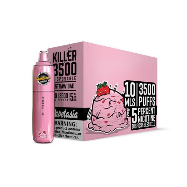 Vapetasia – Killer Fruits Disposable | 3500 Puffs | 10mL Straw Bae with Box