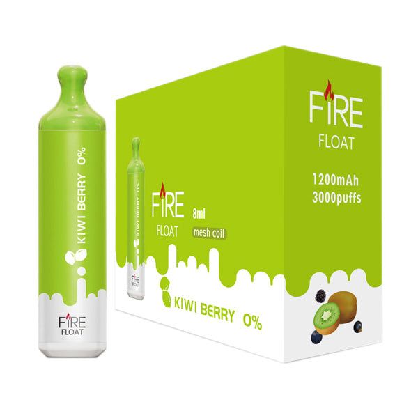 Fire Float Zero Nicotine Disposable | 3000 Puffs | 8mL Kiwi Berry with Box