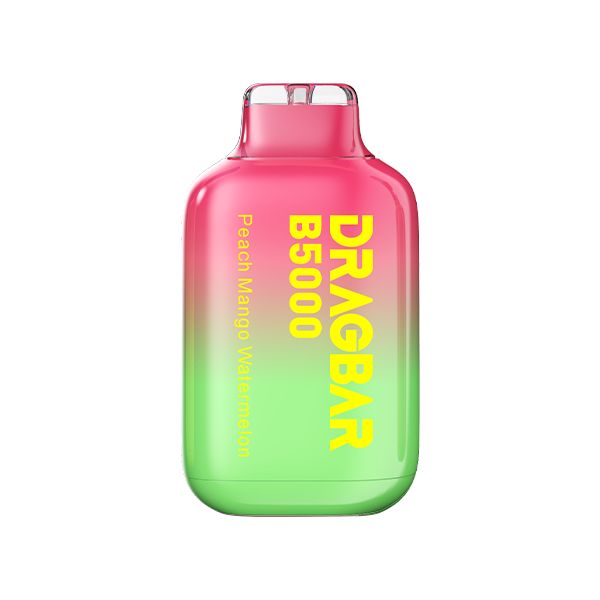 DRAGBAR B5000 Disposable | 5000 Puffs | 13mL | 50mg Peach Mango Watermelon