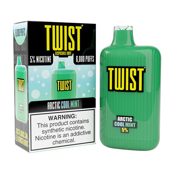 Twist Disposable 6000 | 15mL | 50mg Artic Cool Mint