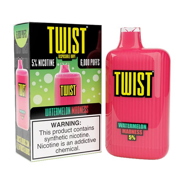 Twist Disposable 6000 | 15mL | 50mg Watermelon Madness