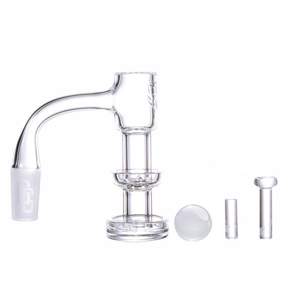 Golden Goat – Quartz Nails 5 Seamless Double Vacuum Terp Slurper With Quartz Marble Se Piller 14mm Male, 6 Seamless Double Vacuum Terp Slurper With Quartz Marble Se Piller 10mm Male