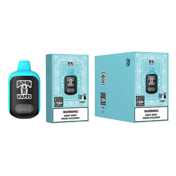 Death Row Vapes Disposable 5000 Puffs 10.5mL 50mg candy with packaging