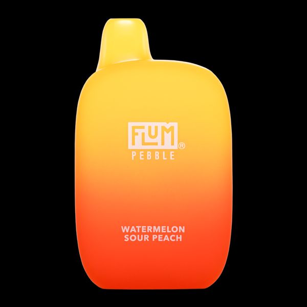 Flum Pebble Disposable | 6000 Puffs | 14mL Watermelon Sour Peach