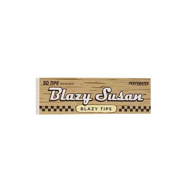 Blazy Susan Blazy Tips Filter Tips (50ct/25pk) Unbleached