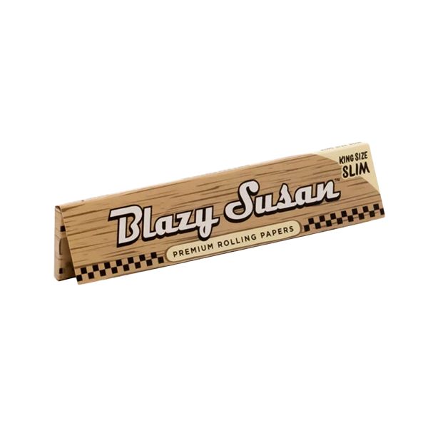 Blazy Susan King Size Slim Rolling Papers (50ct) Papers Unbleached