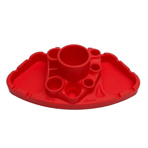 Blazy Susan Silicone Deluxe Dab Station Red
