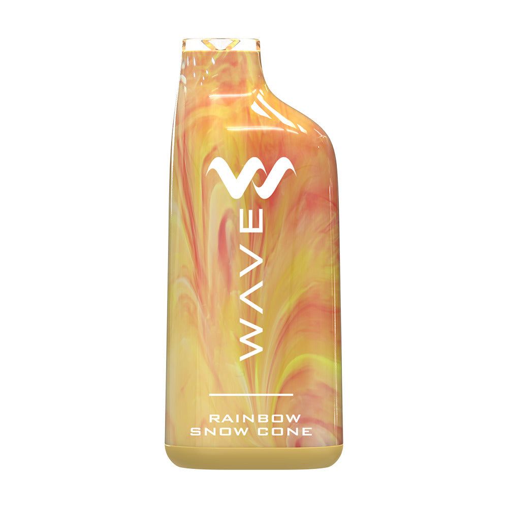Wave Nicotine Disposable | 8000 Puff | 18mL Rainbow Snow Cone