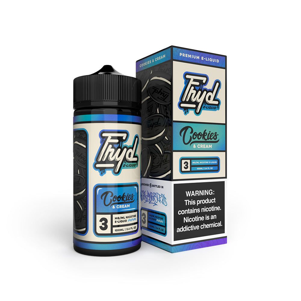 Cookies & Cream by FRYD Series E-Liquid 100mL (Freebase) with Packaging