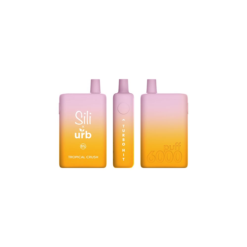 Sili X URB Disposable 6000 Puffs 16mL 50mg Tropical Crush