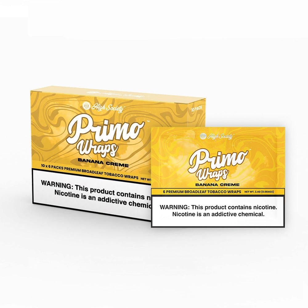 High Society Primo Wraps (6-Pack) Banana Creme