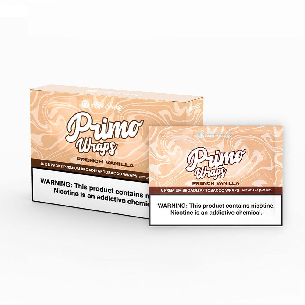 High Society Primo Wraps (6-Pack) French Vanilla