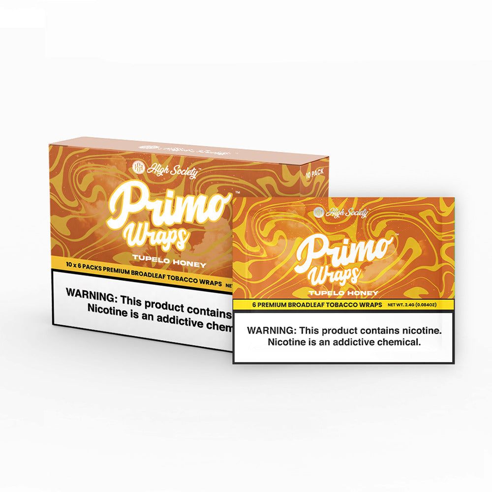 High Society Primo Wraps (6-Pack) Tupelo Honey