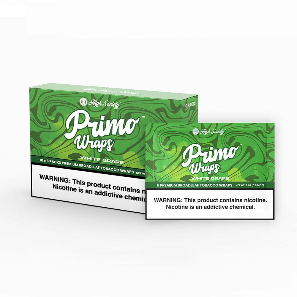 High Society Primo Wraps (6-Pack) White Grape