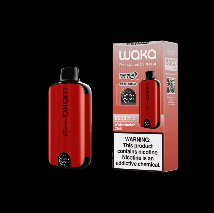 WAKA SoPro DM8000 17mL 8000 Puff Disposable Watermelon Chill with Packaging