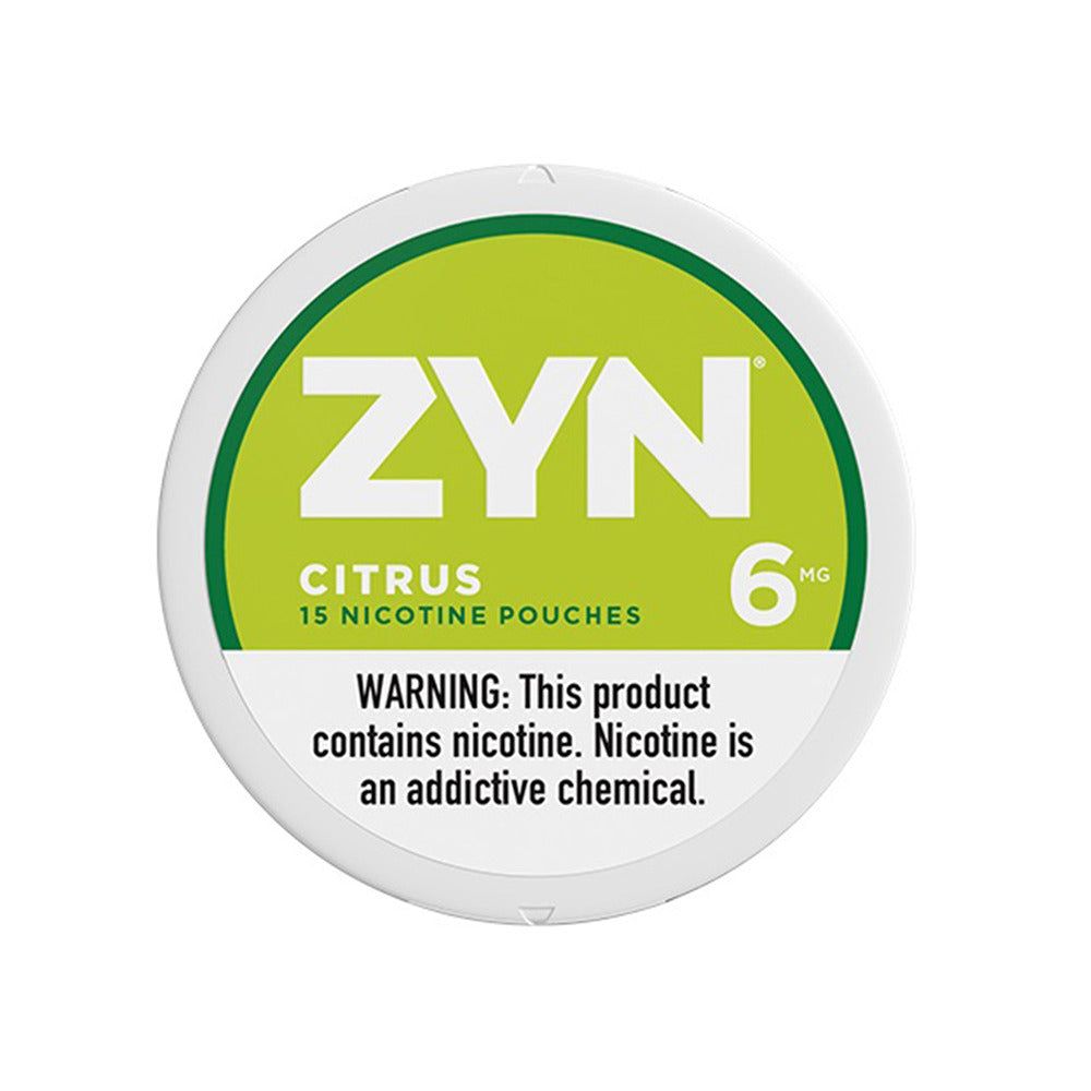 ZYN Nicotine Pouches (15ct Can)(5-Can Pack) Citrus Pouch