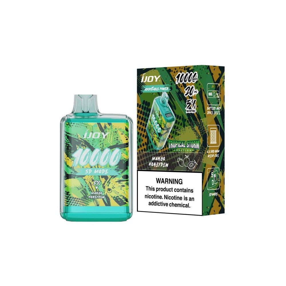 IJoy Bar SD10000 Disposable 10000 Puffs 20mL 50mg Mango Honeydew with Packaging