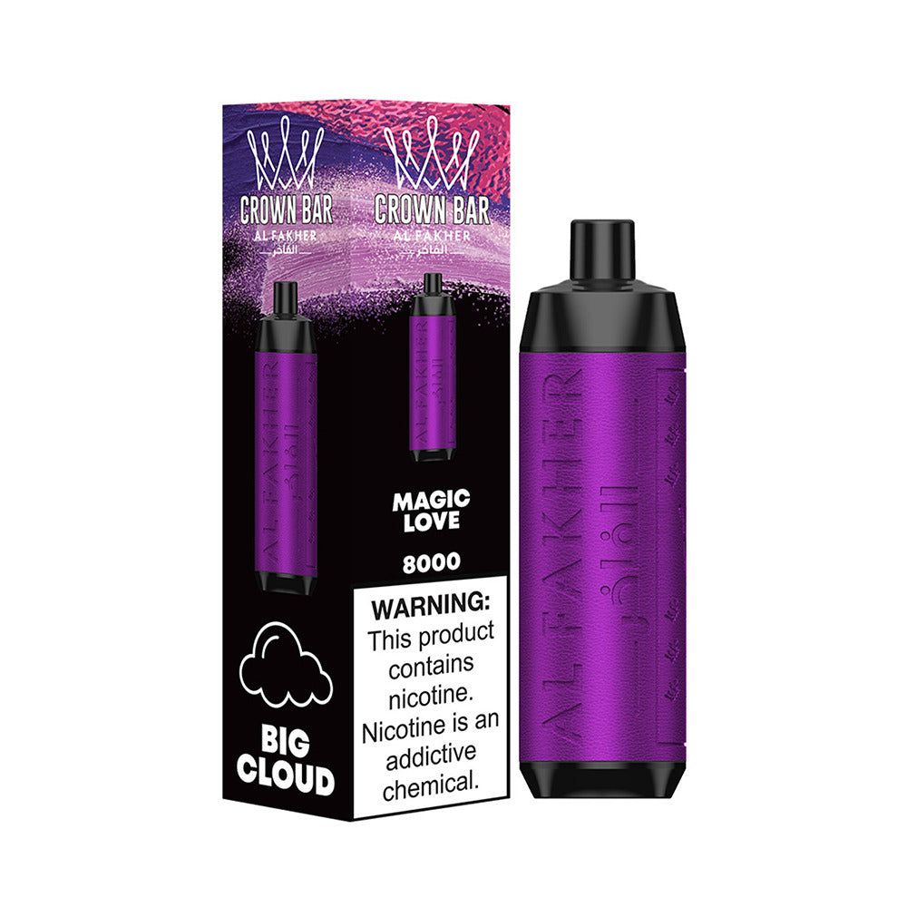 Crown Bar AF8000 Disposable 8000 Puffs 18mL 50mg Magic Love
