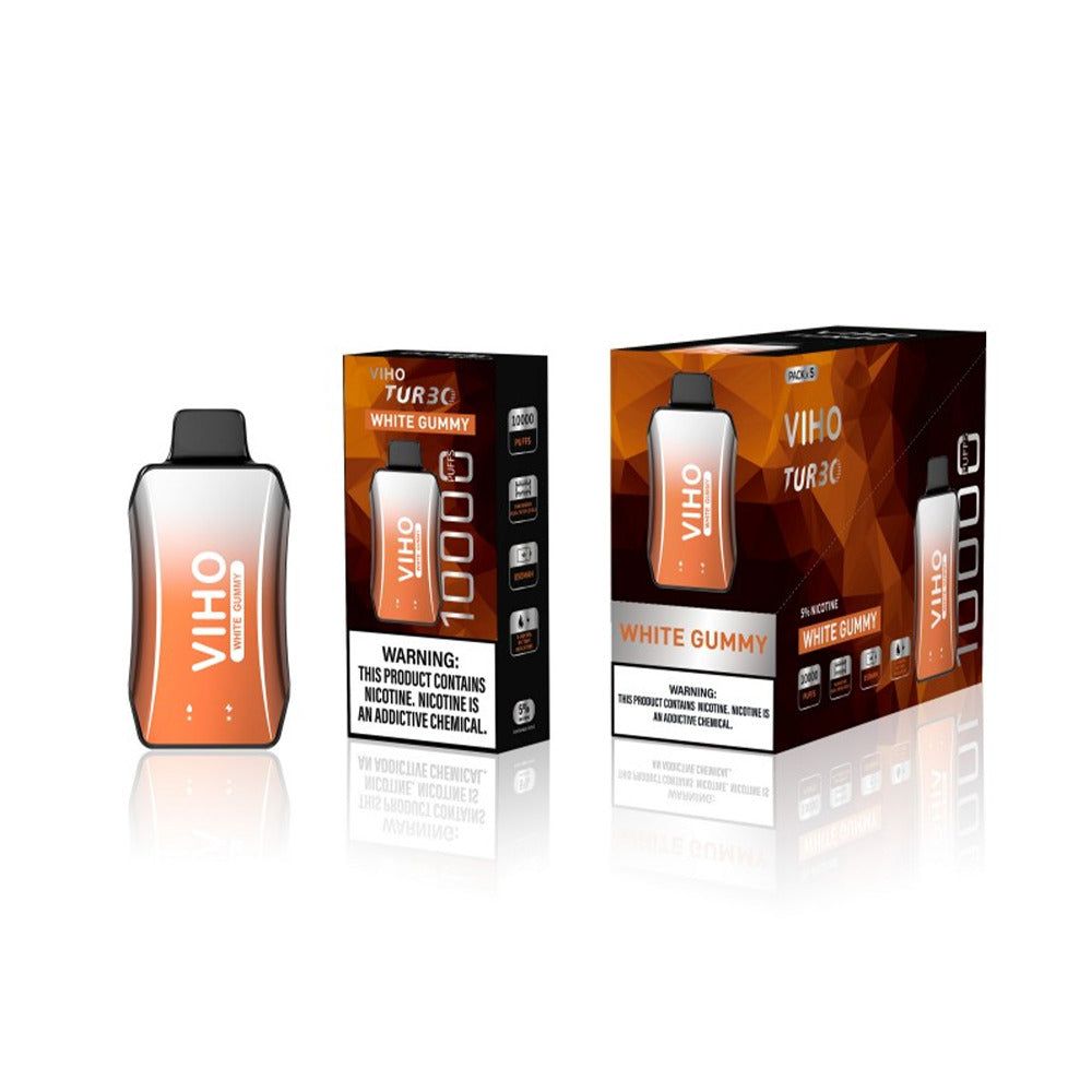Viho Turnbo Disposable 10000 Puffs (17mL) - white gummy with packaging