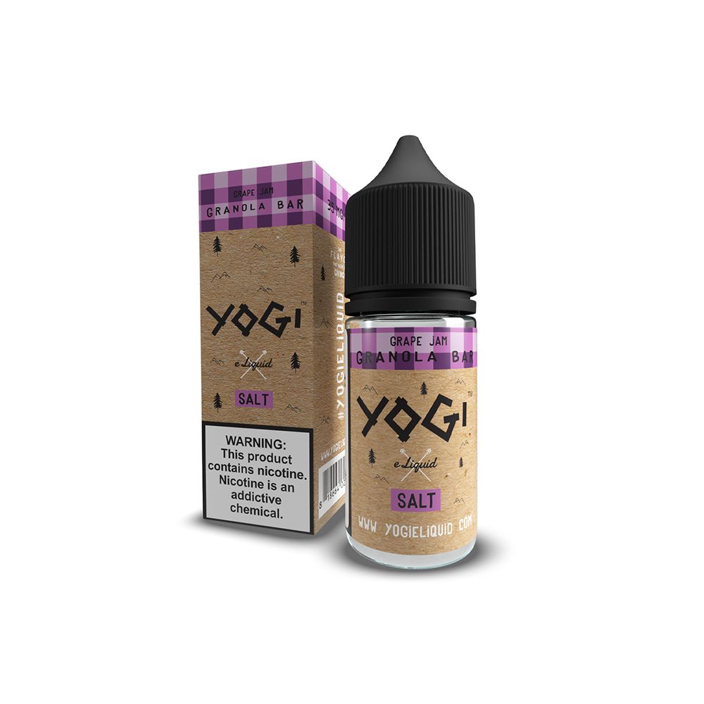 Grape Jam by Yogi Salt Series E-Liquid 30mL (Salt Nic) with Packaging