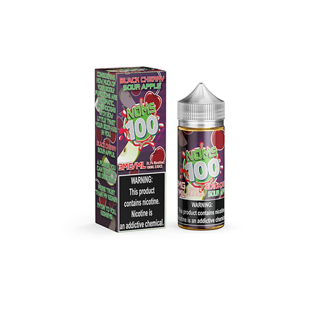 Black Cherry Sour Apple | Noms 100 | 100mL Black Cherry Sour Apple with Packaging