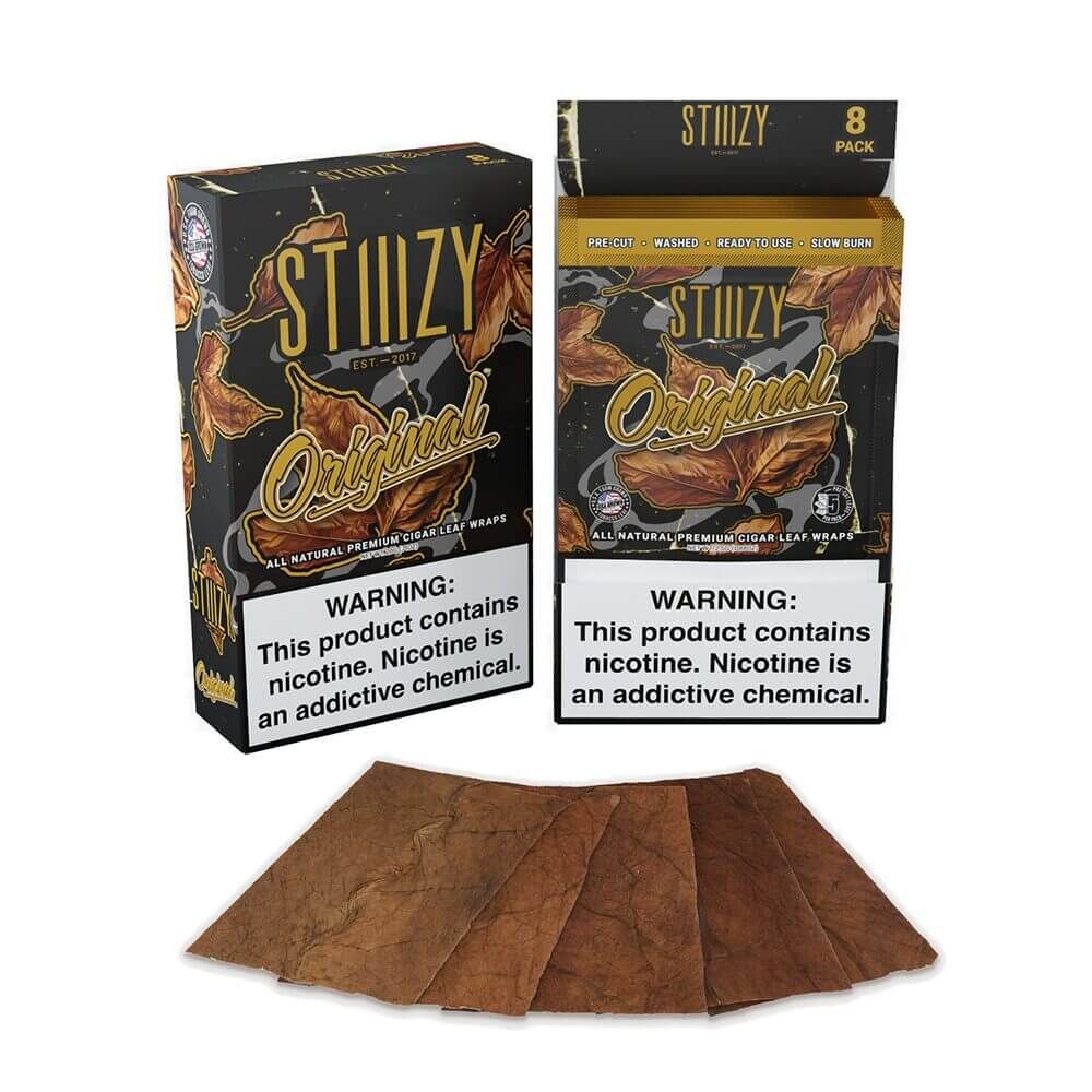 STIIIZY Premium Wraps (6-Pack) Original with Packaging