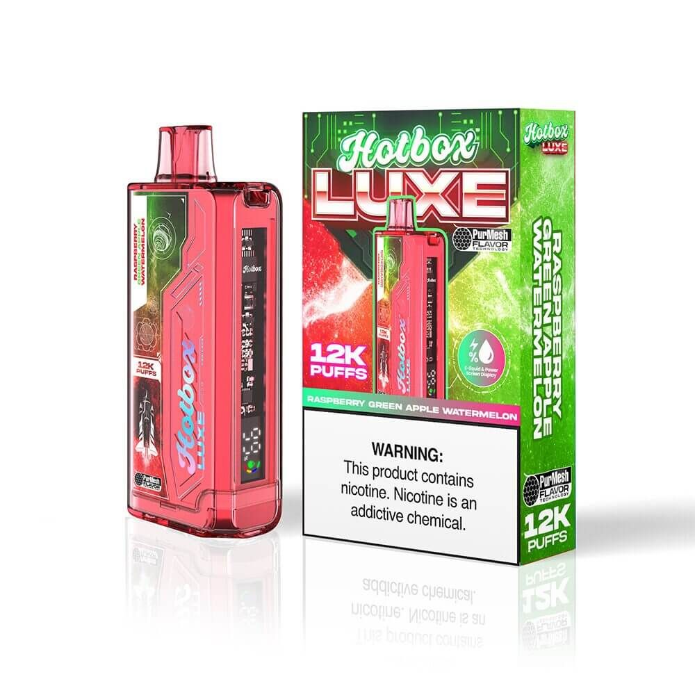 Puff HotBox Luxe Disposable 12000 puffs 20mL 50mg