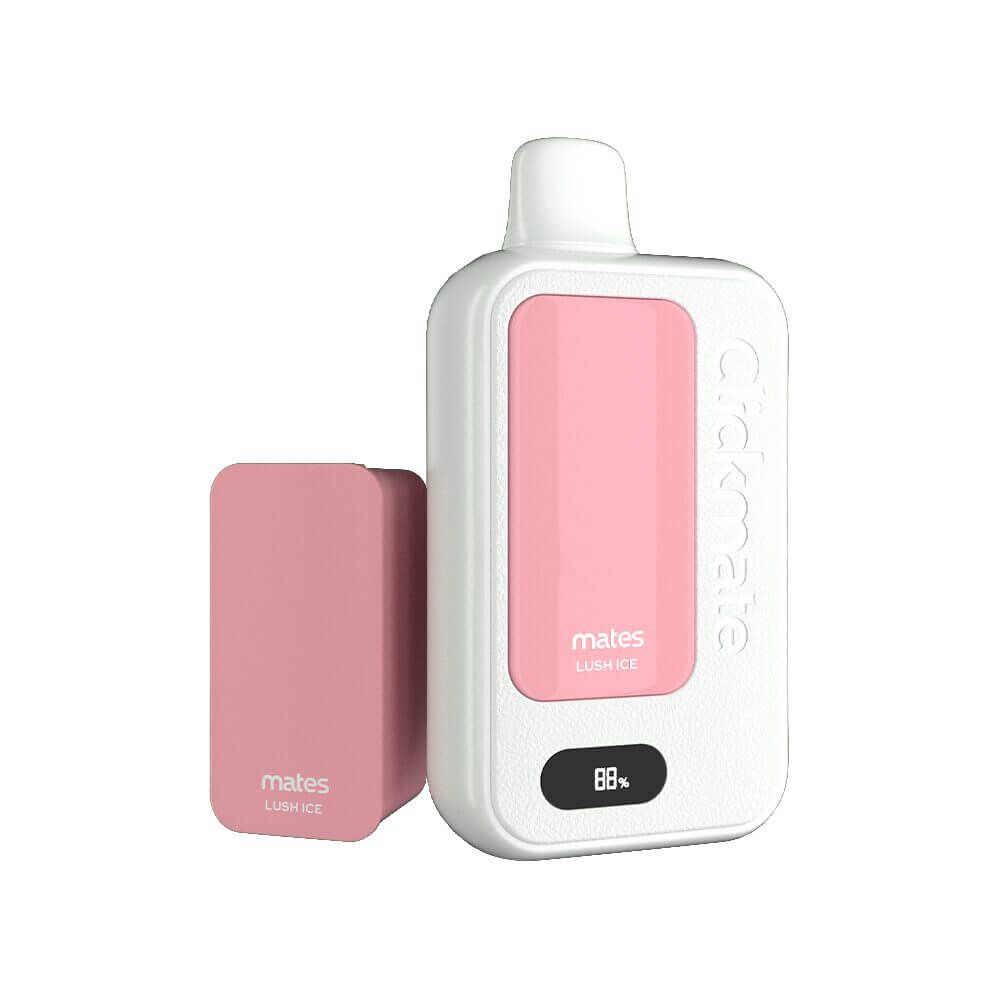7Daze Clickmate Disposable Starter Kit 15000 Puffs 18mL 50mg lush ice