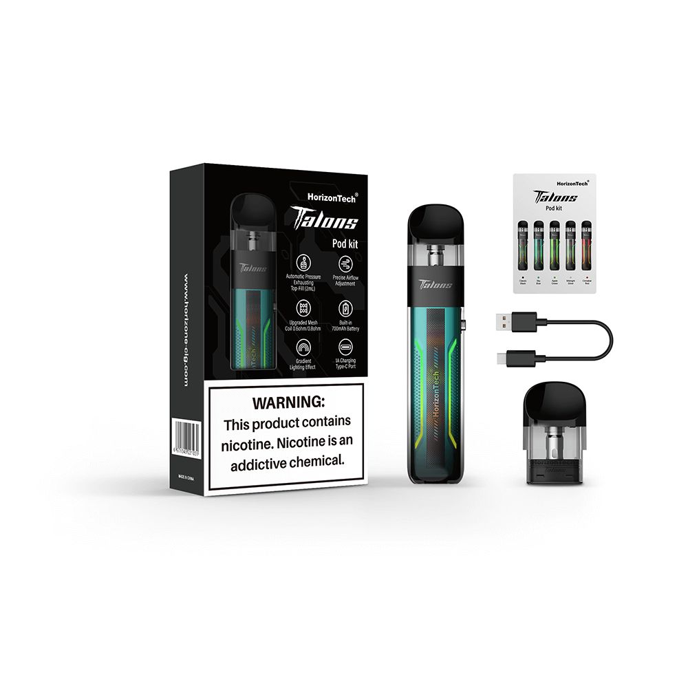 HorizonTech Talons Starter Kit Pod System Sky Blue with Packaging