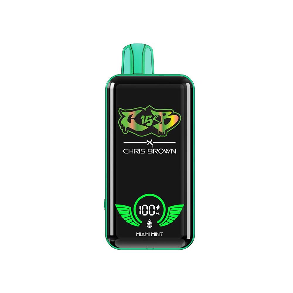 Chris Brown CB15K Disposable 15000 Puffs 15mL 50mg - Miami Mint