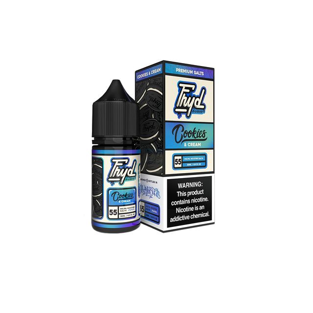 Cookies & Cream | FRYD Salts | 30mL - 55mg with packaging