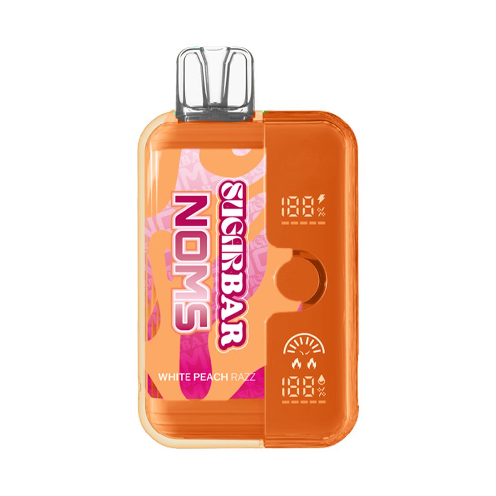 Sugarbar Noms Dual Tubro Disposable - White Peach Razz