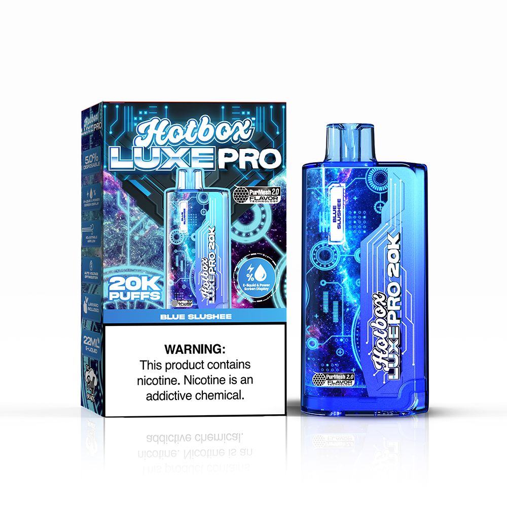 Puff Labs Hotbox Luxe Pro Disposable - Blue Shushee