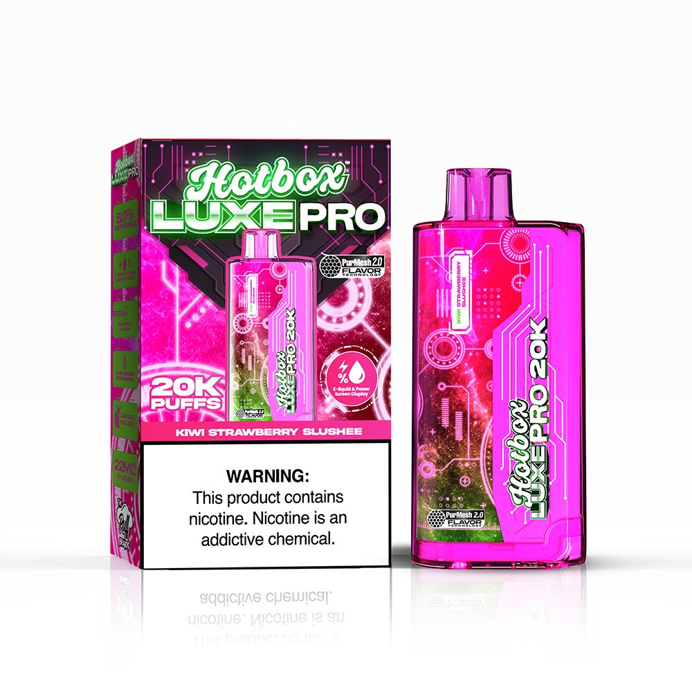 Puff Labs Hotbox Luxe Pro Disposable - Kiwi Strawberry Slushee