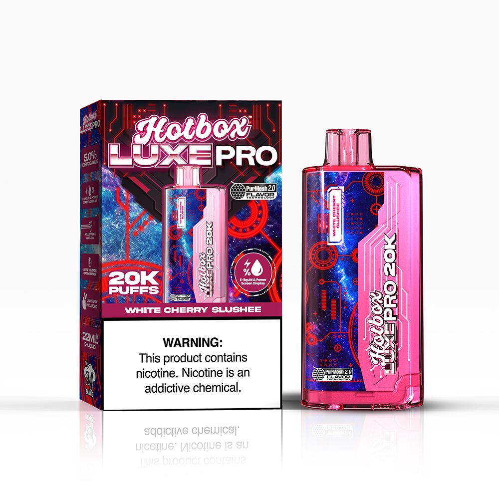 Puff Labs Hotbox Luxe Pro Disposable - White Cherry Slushee