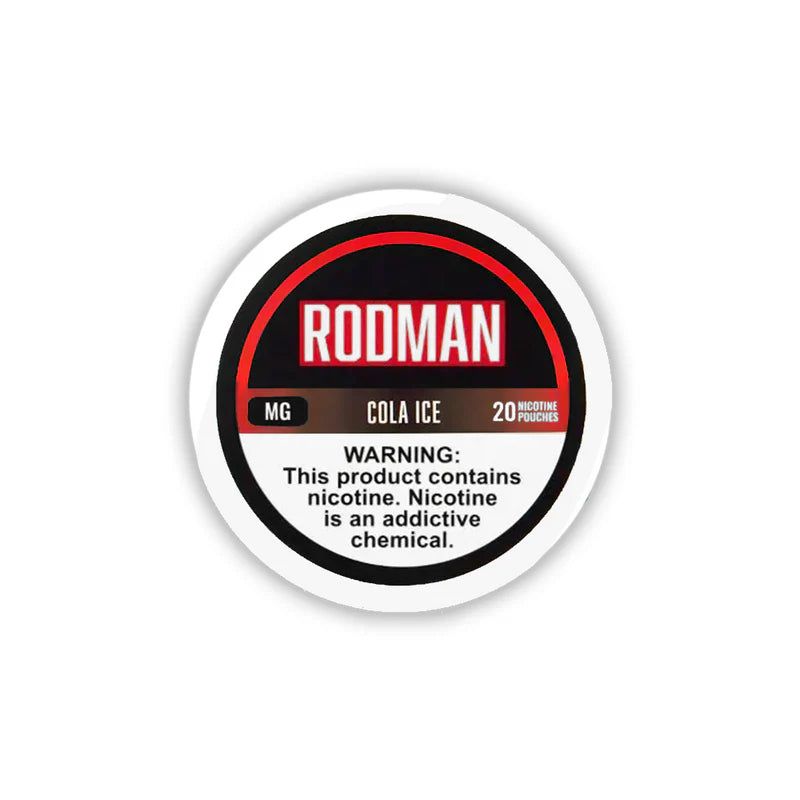 Rodman Nicotine Pouches (20ct Can)(5-Can Pack) | Cola Ice