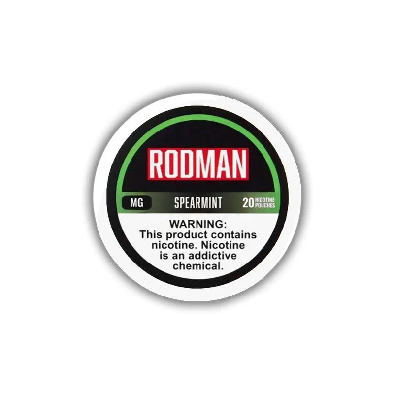 Rodman Nicotine Pouches (20ct Can)(5-Can Pack) | Spearmint