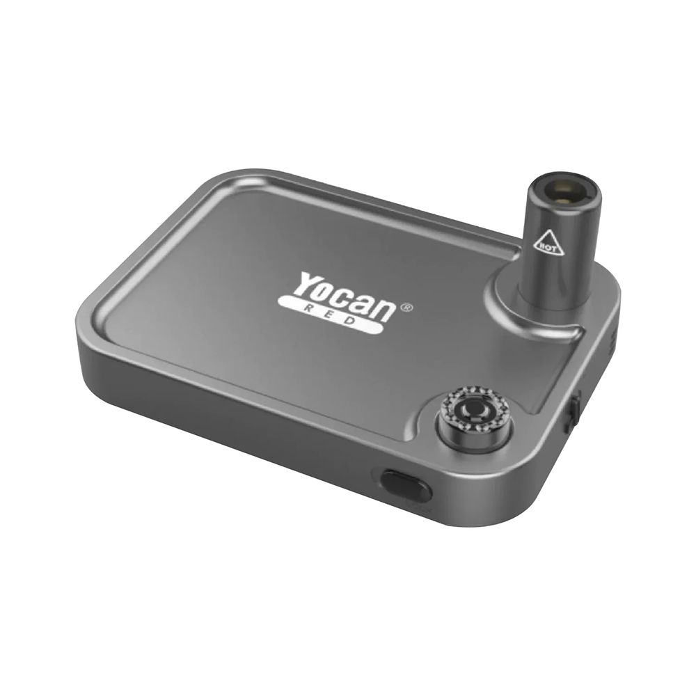 Yocan Red Slate Lighter Rolling Tray | Space Grey
