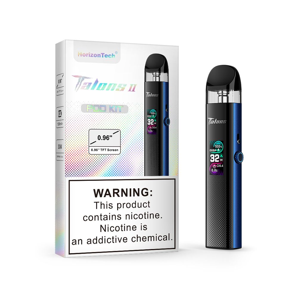 HorizonTech Talons 2 Pod System - Abyssal Blue with packaging