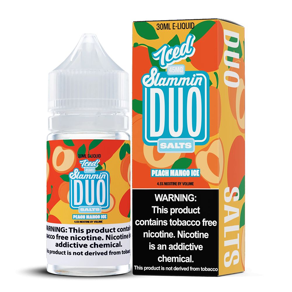 Peach Mango Ice | Slammin Salt | 30mL with packaging