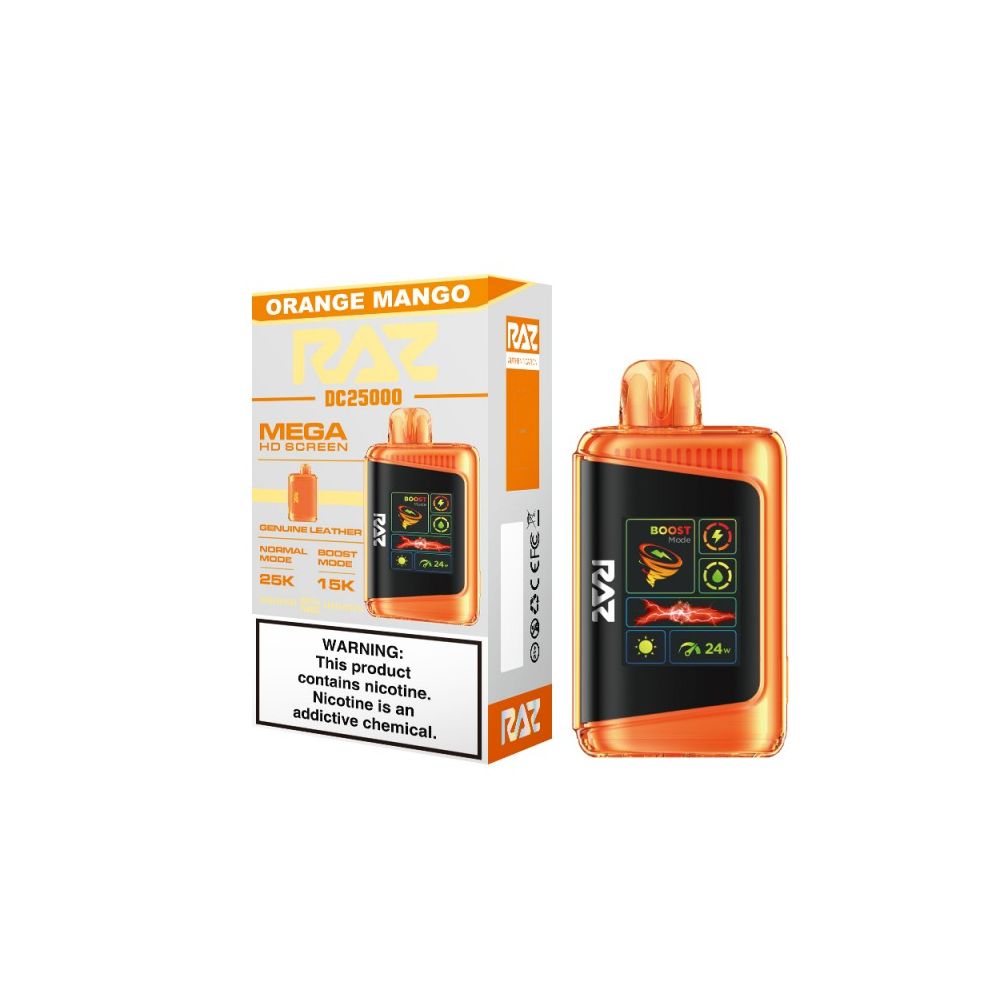 RAZ DC25000 Disposable 25000 Puffs 16mL 50mg - Oange Mango