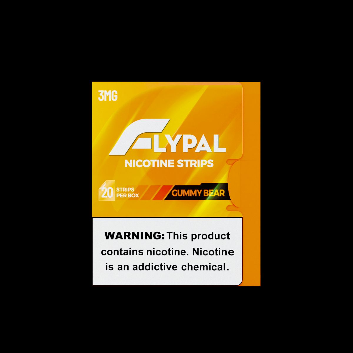 Flypal Nicotine Strips (20ct Boxes) (5-Can Pack) Gummy Bear