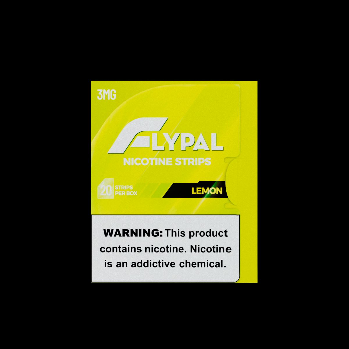 Flypal Nicotine Strips (20ct Boxes) (5-Can Pack) Lemon