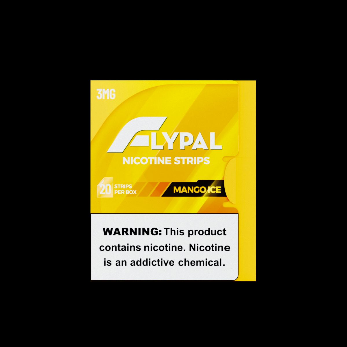 Flypal Nicotine Strips (20ct Boxes) (5-Can Pack) Mango Ice
