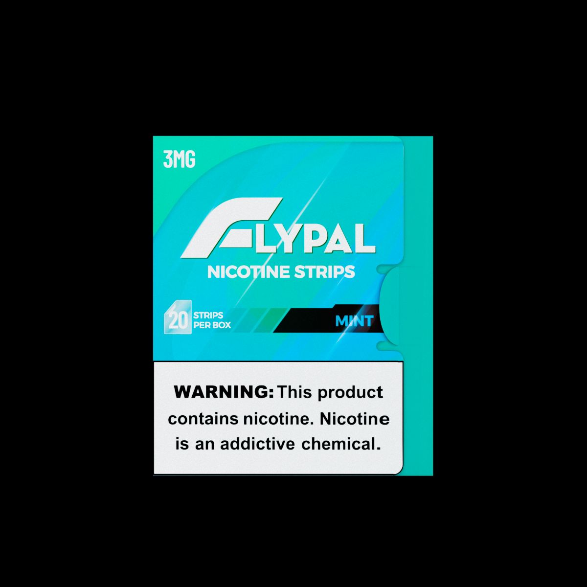 Flypal Nicotine Strips (20ct Boxes) (5-Can Pack) Mint