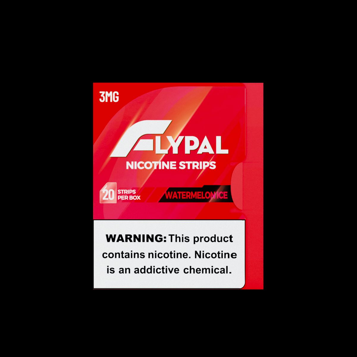 Flypal Nicotine Strips (20ct Boxes) (5-Can Pack) Watermelon Ice