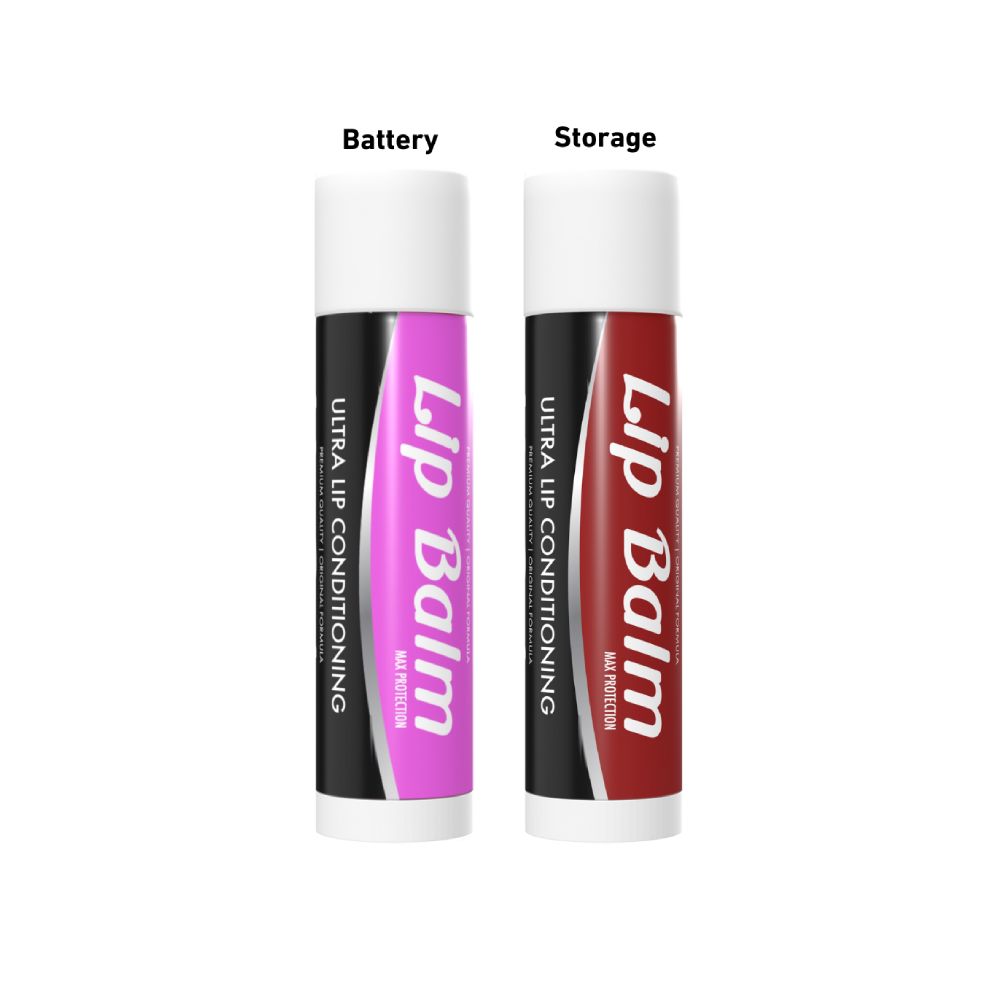 Smyle Labs Lip Balm Cart Pen Battery Red/ Pink