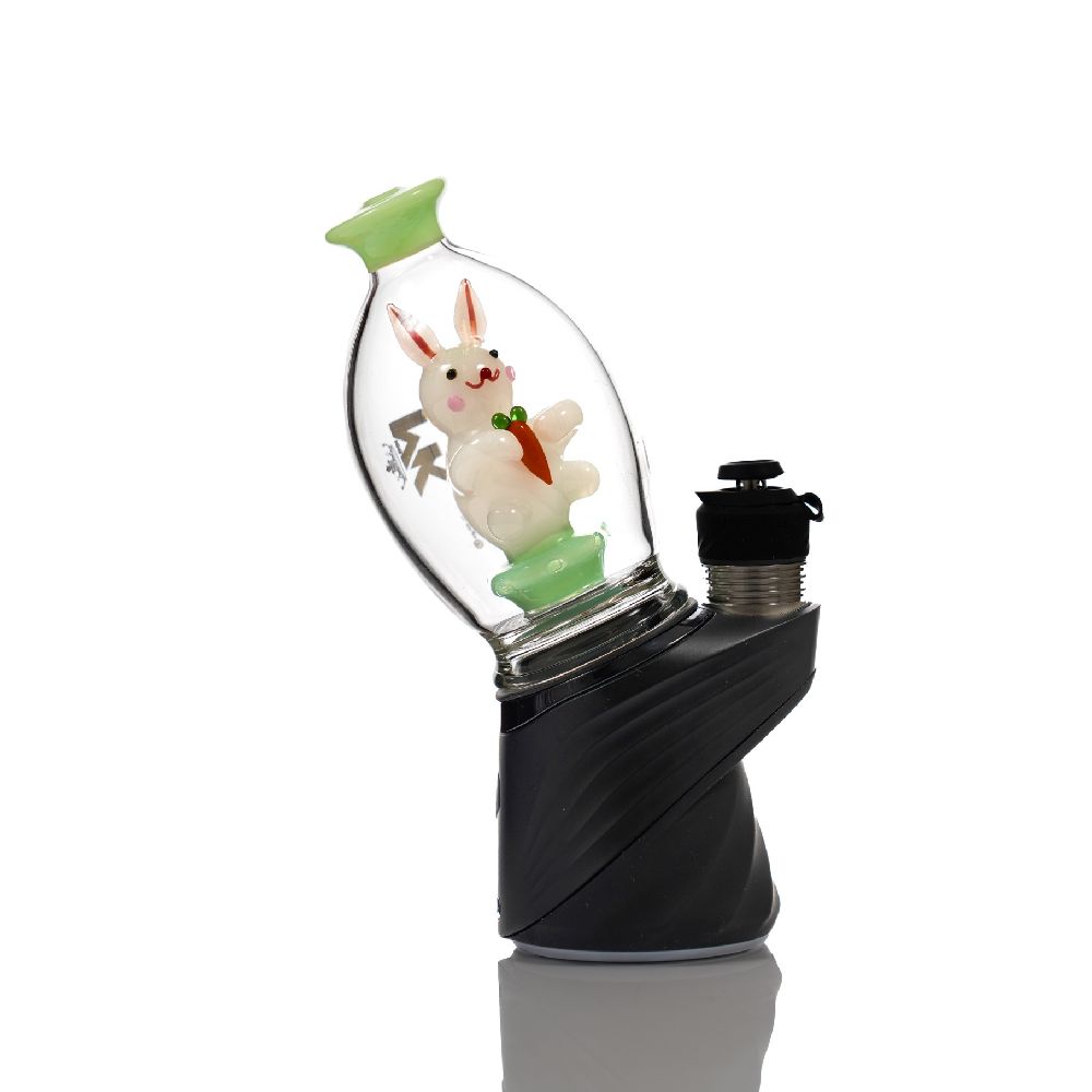 MKGlass MKAT6 – MK100 Cute Bunny Puffco Attachment Slime Green