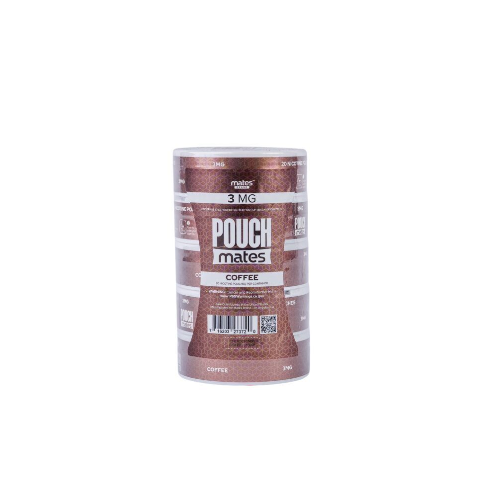 PouchMates Nicotine Pouches (5-Can Pack) - Coffee