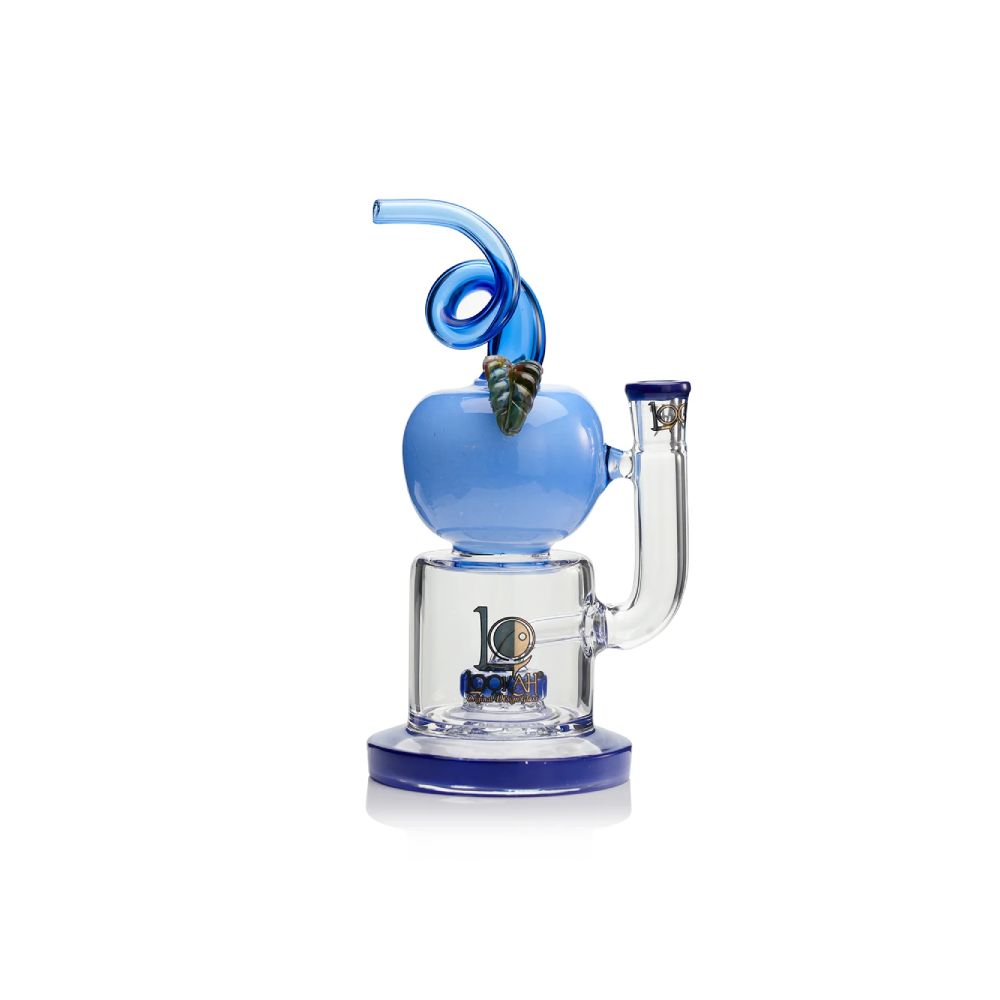 Lookah 12” Cute Apple Percolator Dab Rig (WPC1222YL) Water Blue